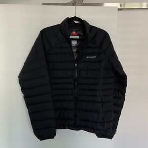Black OMNI HEAT Columbia puffer jacket